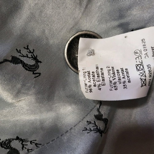 Vintage Giesswein coat used, gray, wool, size S