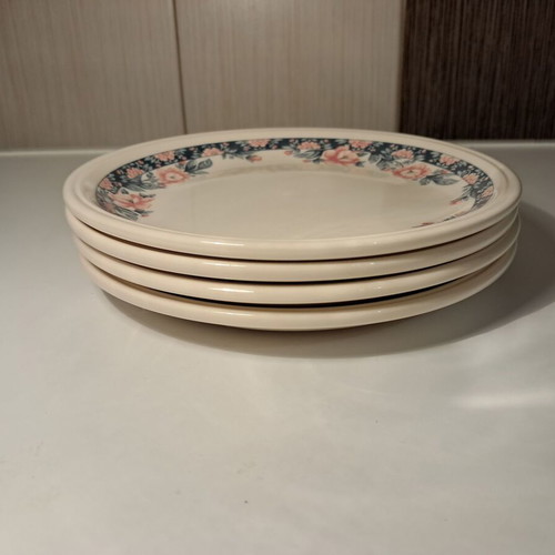 Biltons England vintage ceramic dessert or salad plates set of 4, 17 cm