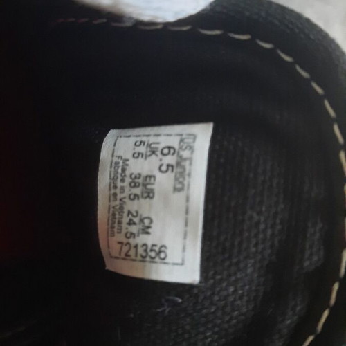 Vans unisex shoes like new, size 38.5, black and yellow