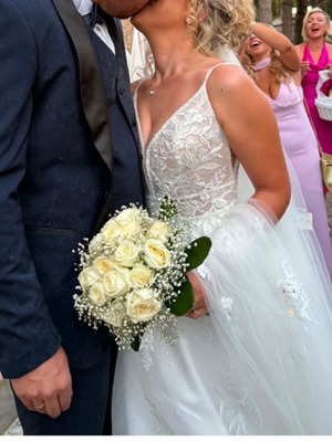 Justin Alexander Sincerity wedding dress ivory