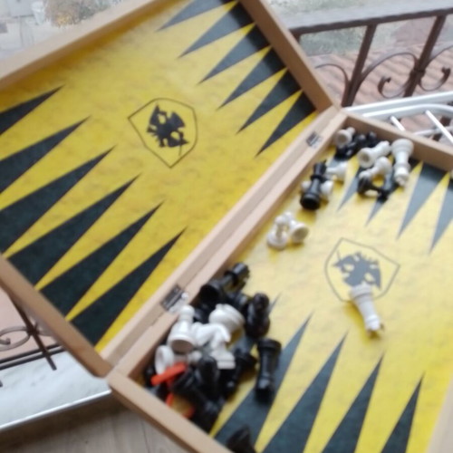 Chess and Backgammon AEK like new
