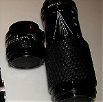  Canon wide angle 28mm & zoom telephoto 70-210 mm