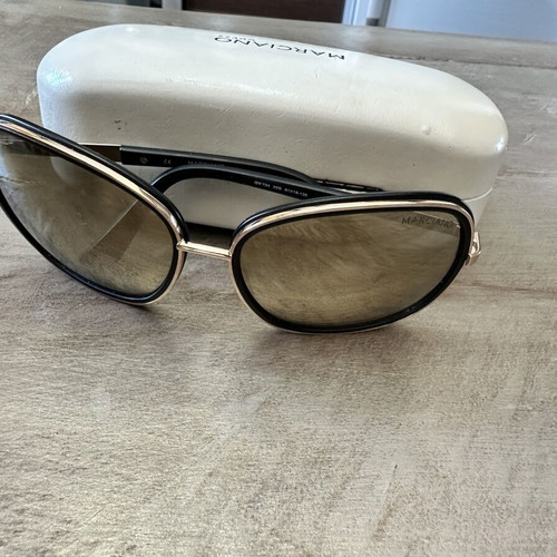 Guess sunglasses metallic gold like new