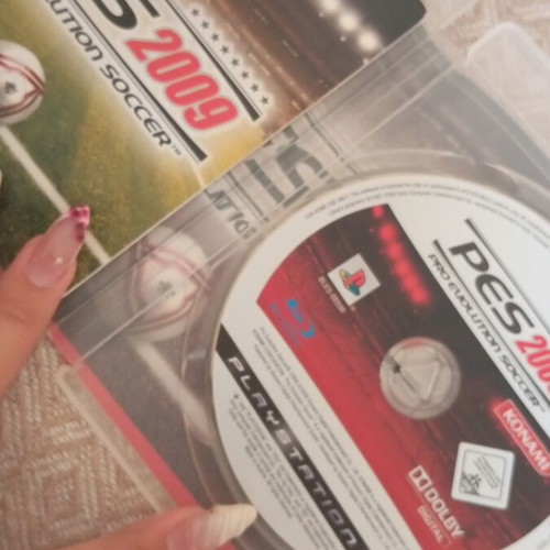PES 2009 Pro Evolution Soccer PS3 game like new, UEFA Champions League