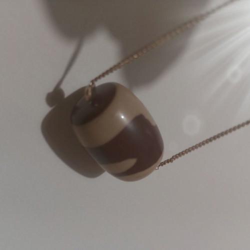 Picture Jasper stone bracelet with 925 silver chain