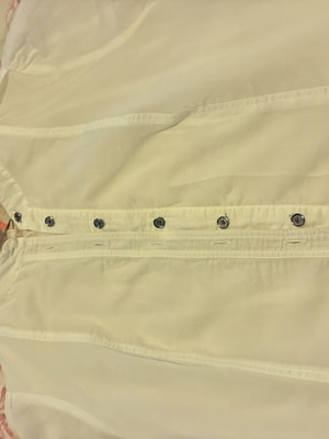 Burberry white dress like new, airy poplin