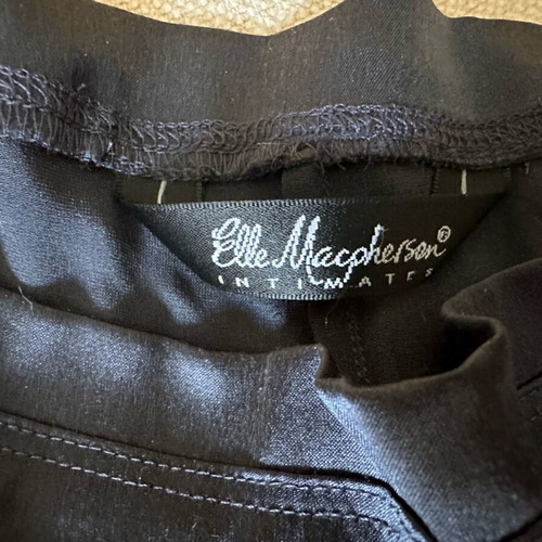 Elle MacPherson Intimates Silk Babydoll Set new, blue and silver