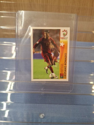 Panini UEFA Euro 2008 Cristiano Ronaldo In Action Sticker new