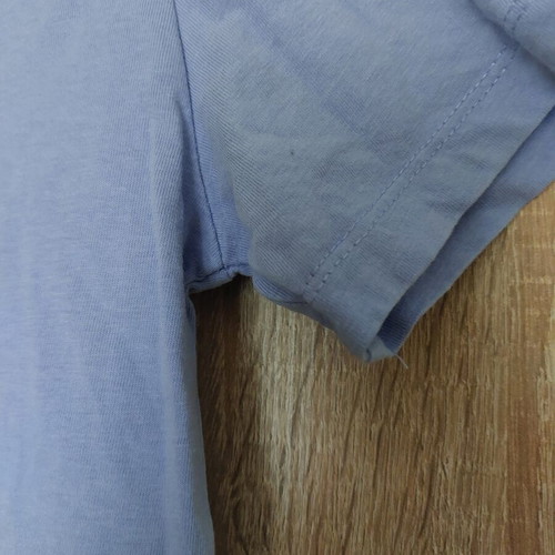 Stradivarius women's T-shirt medium blue cotton like new