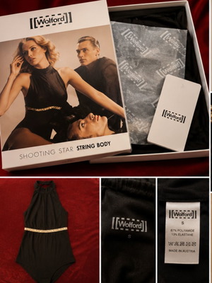 Wolford bodysuit new, black, size S