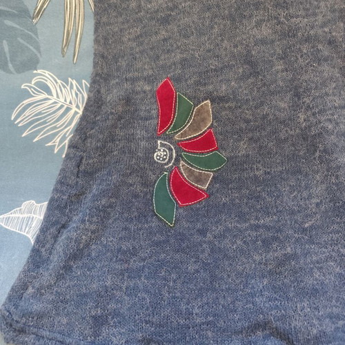 Dress like new, size XXL, gray and blue