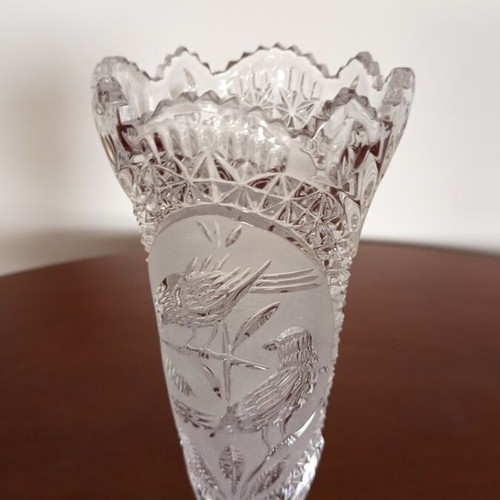 Crystal vase for flowers new