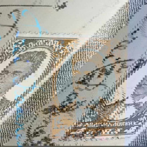 Старинни пощенски картички употребявани, комплект от 4 броя