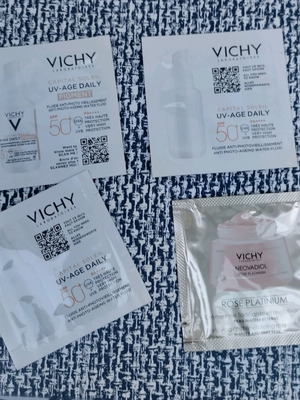 Σετ 4 νέων δειγμάτων Vichy για περιποίηση προσώπου