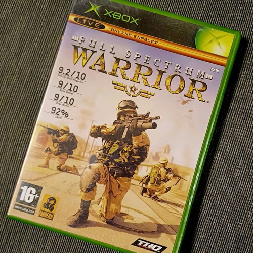 Full Spectrum Warrior Xbox original used, complete
