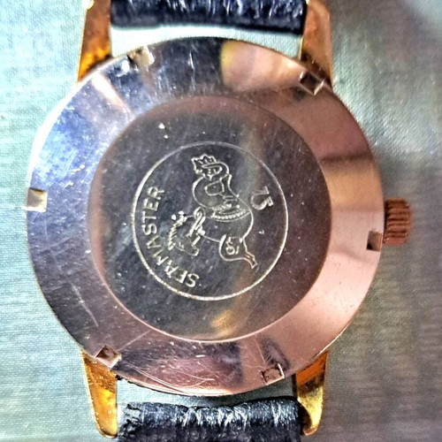 Omega Seamaster 30 wristwatch, gold plated, men's, 33mm