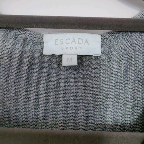 Escada knitted dress used, gray, size M