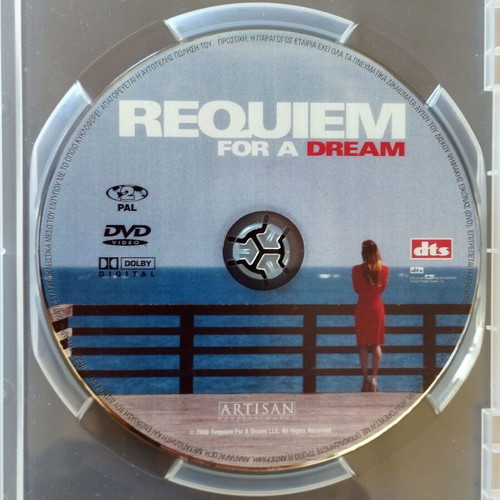 Requiem for a Dream Director's Cut DVD like new with Greek subtitles