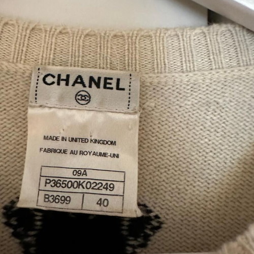 Chanel beige dress like new, authentic