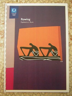 Athens 2004 Olympic Games explanatory rowing book like new