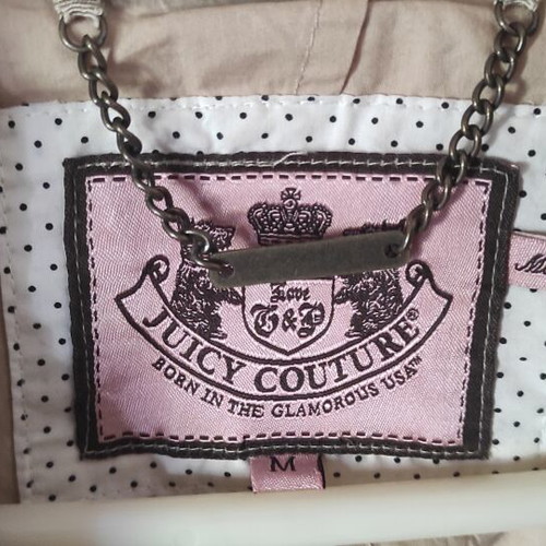 Juicy Couture vintage trench coat size M, like new, beige