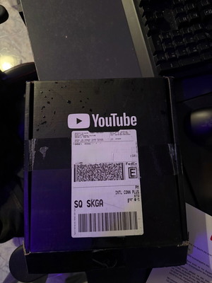 Youtube Silver Play Button new