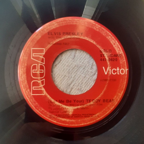Elvis Presley Teddy Bear Loving You 7" US σινγκλ, RCA Victor