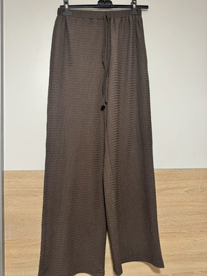 Shein wide-leg pants like new, size S, brown