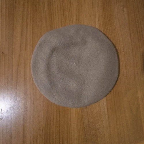 French beret new brown, one size