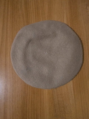 French beret new brown, one size