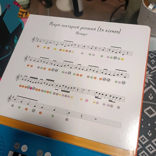 Book with keyboard like new, Playing classical music