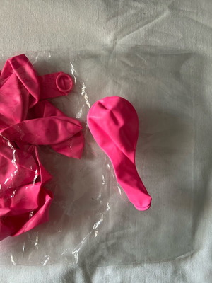 Pink balloons