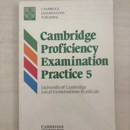 Cambridge Proficiency Examination Practice 4 and 5 used, English