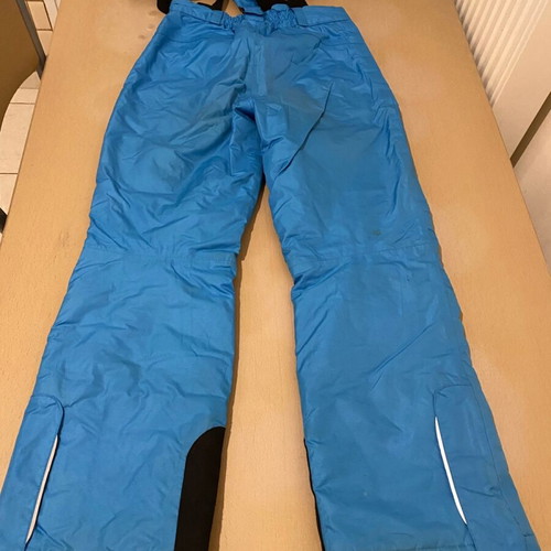 Blue ski pants for children 11-12 years old