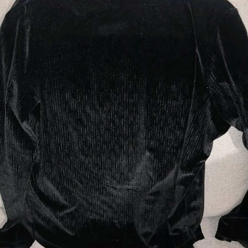 Velvet evening blouse M&S collection like new, black