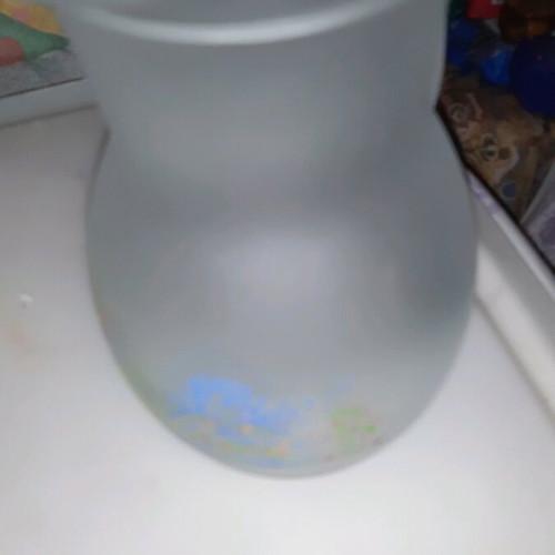 Glass Fumé Collectible Pitcher with Painting for Loumidis New