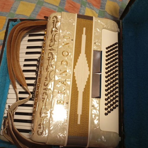 Brandoni accordion new, 80 bass, Italian