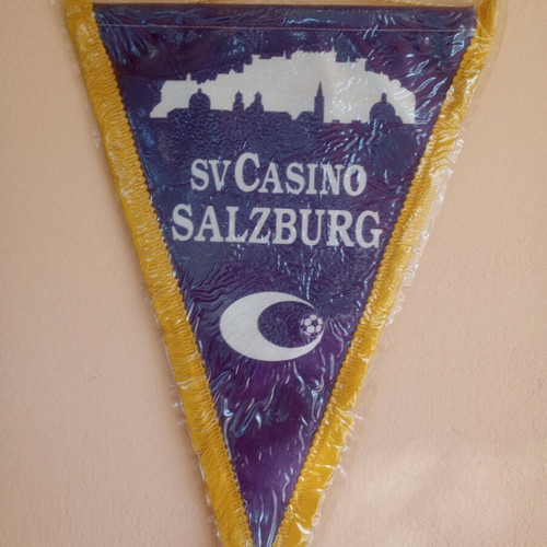 Vintage SV Casino Salzburg banner like new, authentic