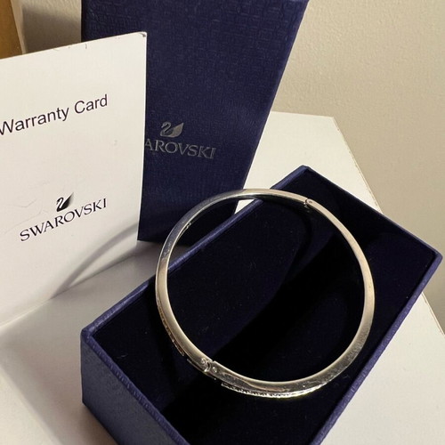 Swarovski Rare Bangle bracelet like new, silver