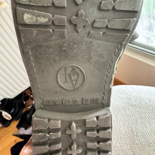 Armani Jeans waterproof galoshes used, size 37, gray