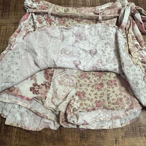 Stradivarius floral patchwork skort, size M