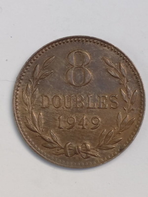 8 Doubles 1949 Guernesey United Kingdom like new