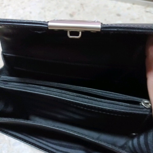 Diplomat men's leather bag like new, black