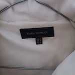 Zara puffer jacket, beige, size M