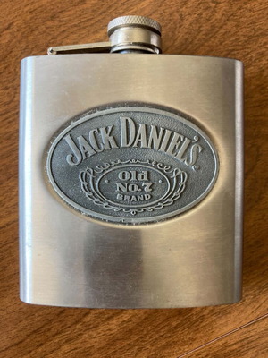 Jack Daniel's διαφημιστικό φλασκί stainless steel μεταχειρισμένο
