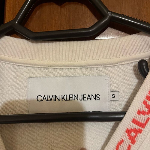 Calvin Klein sweater like new, white, size S