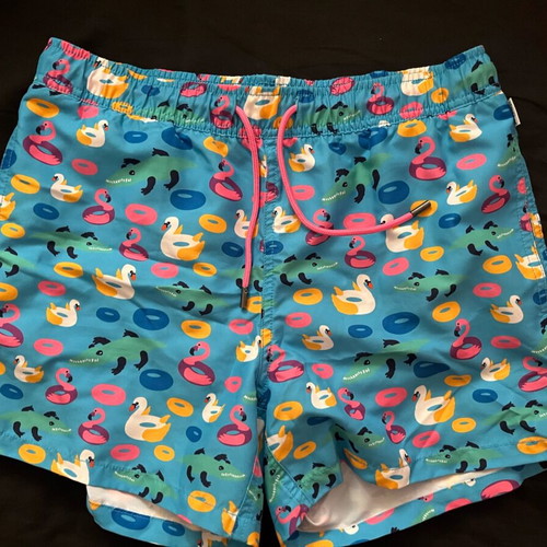 Happy Socks swimwear brand new, size S, blue multicolor