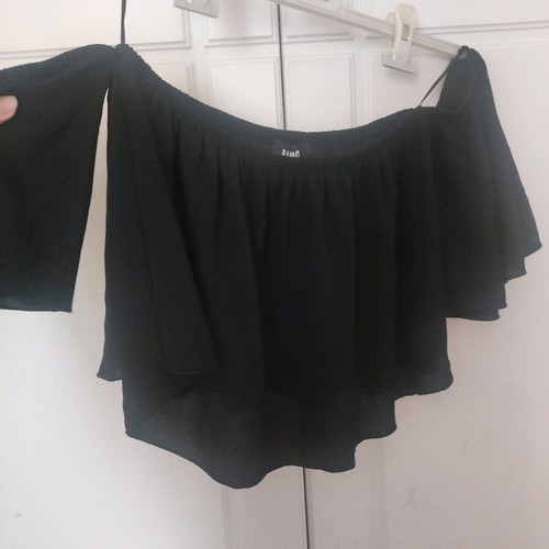 Crop top off-shoulder like new, size S