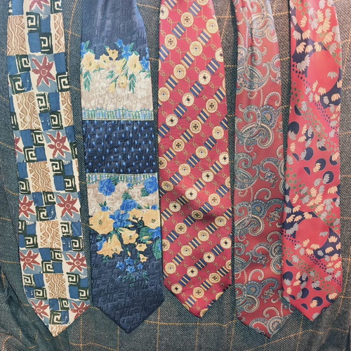 Tie collection used, pack of 15, multicolor
