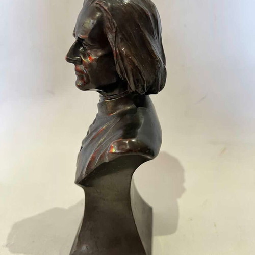 Antique Franz Liszt Bust used 16x9